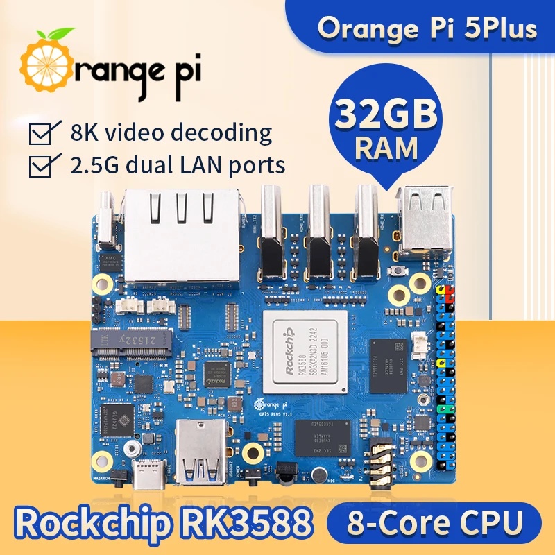 Orange Pi 5 Plus 4 8 16 32 Go  - Compute Module 4 32Gb Wifi avis et prix